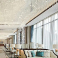 Lobby de hotel de calidad caliente personalización de lujo Lámpara de araña moderna lámpara colgante